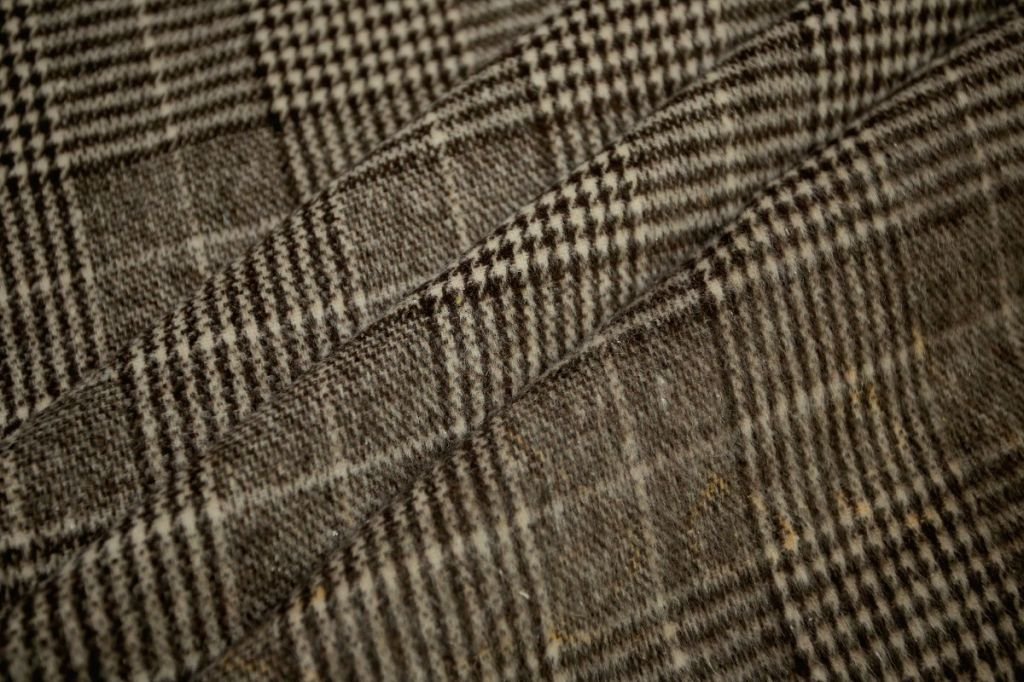 Костюмная клетка с ворсом Костюмная клетка с ворсом